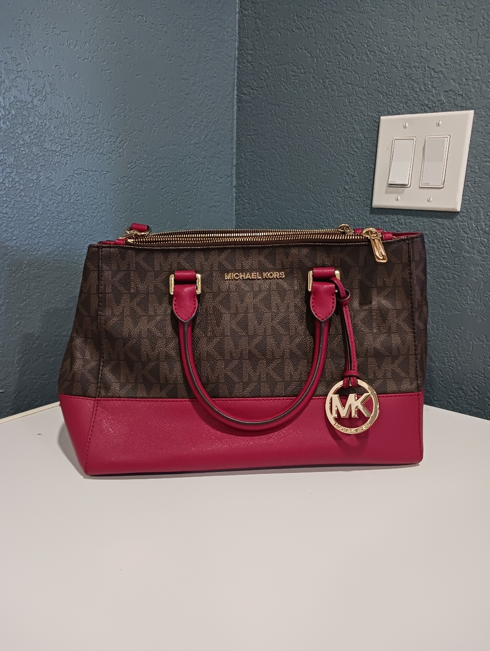 Michael Kors Brown Burgundy Purse